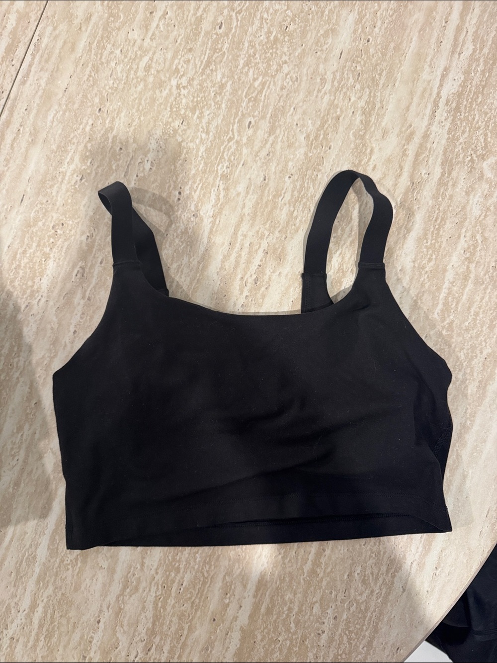 Women’s crop top sports bra